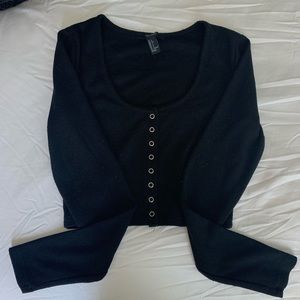 Cropped Long Sleeve Thermal SZ S